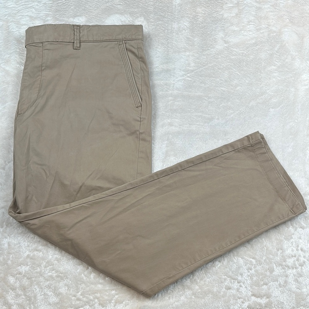 Brooksfield Chinos Club Tan Chinos Straight-Leg Cotton Blend Slim Fit